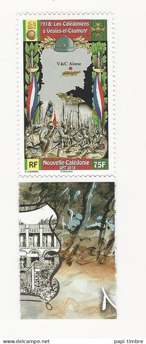 Nouvelle Calédonie - 2018 - 1ere Guerre Mondiale. Les Calédoniens à Vesles-et-Caumont. - N° 1327 ** - Unused Stamps