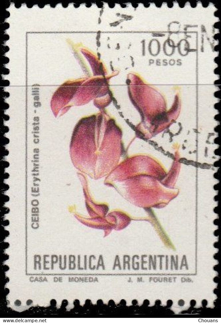 Argentine 1982. ~ YT 1312/14 - Fleurs - Usados