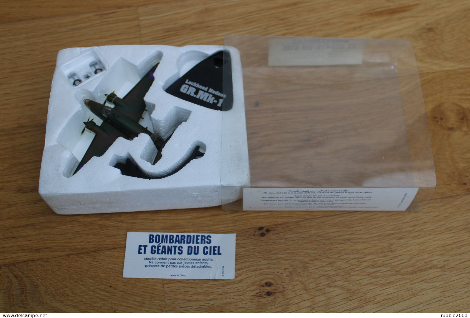 MAQUETTE AVION LOCKHEED HUDSON GR MK I AVION AMERICAINE 1939 1945 WWII SERIE BOMBARDIERS ET GEANTS DU CIEL AVIATION - Aerei