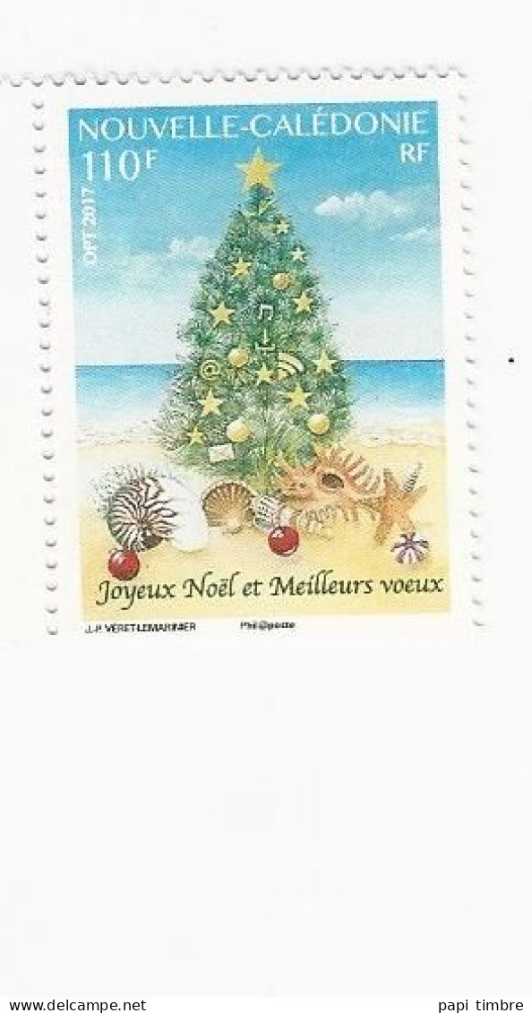 Nouvelle Calédonie - 2017 - Joyeux Noël Et Bonne Année. - N° 1325 ** - Neufs