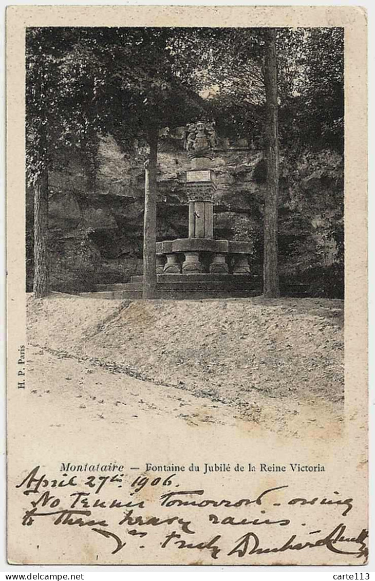 60 - B30238CPA - MONTATAIRE - Fontaine Du Jubile De La Reine Victoria - Carte Pionniere - Très Bon état - OISE - Montataire