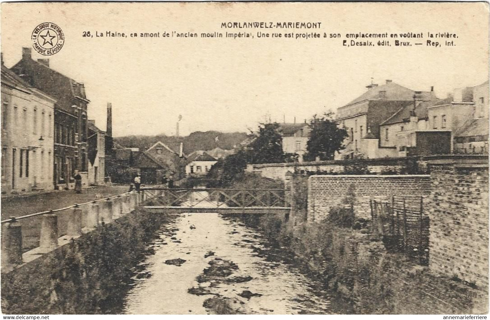 Morlanwelz-Mariemont - La Haine En Amont De L'ancien Moulin - Morlanwelz