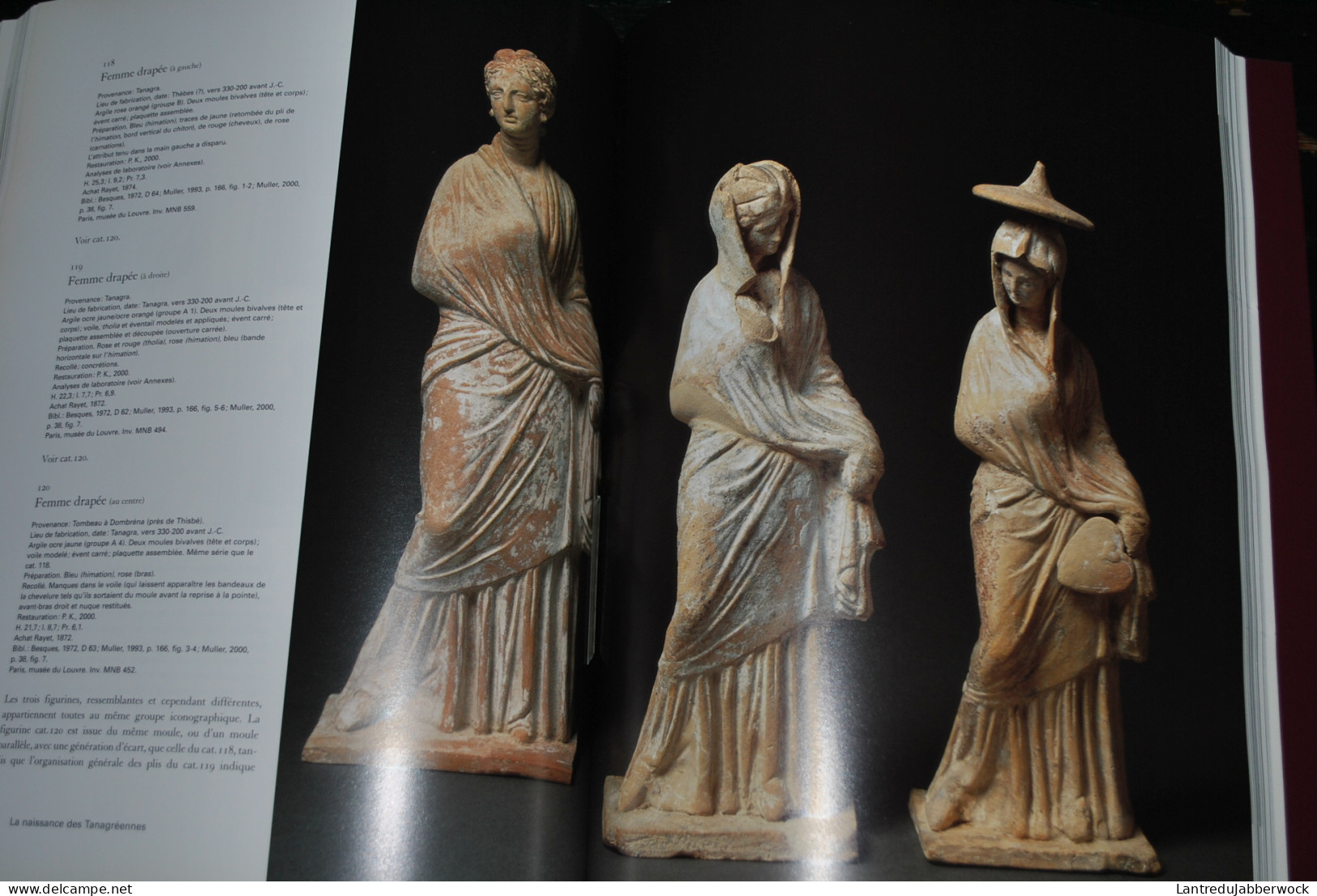 TANAGRA Mythe et archéologie Catalogue d'exposition Musée du Louvre 2004 / Grèce Statuaire Statues béotie terre cuite