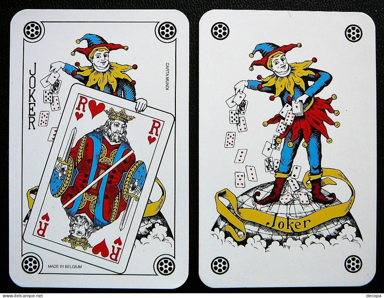 2 Joker       Eukanuba  2 Scans - Cartes à Jouer Classiques