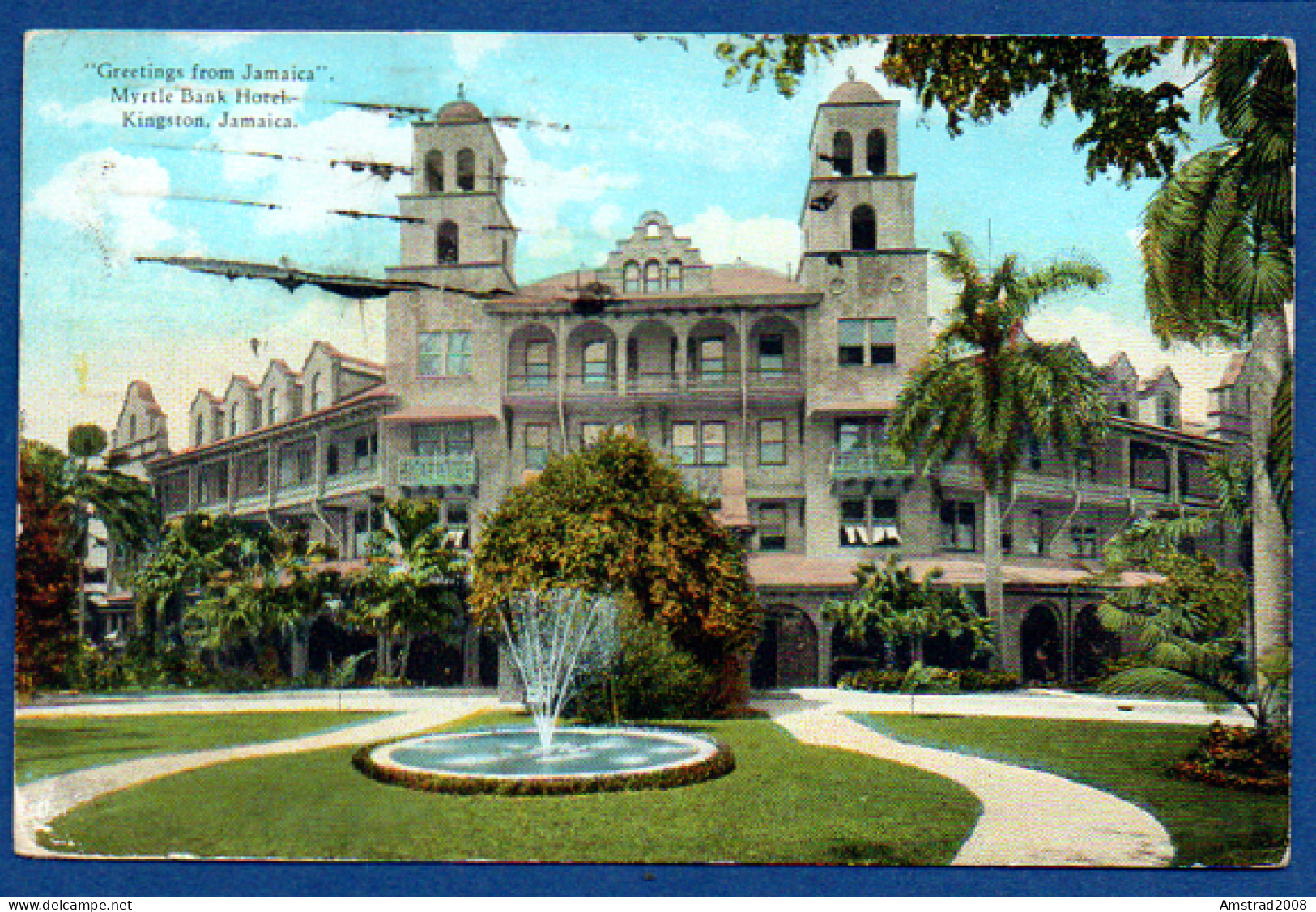 GREETINGS FROM JAMAICA - MYRTLE BANK HOTEL - KINGSTON - JAMAICA - Jamaica