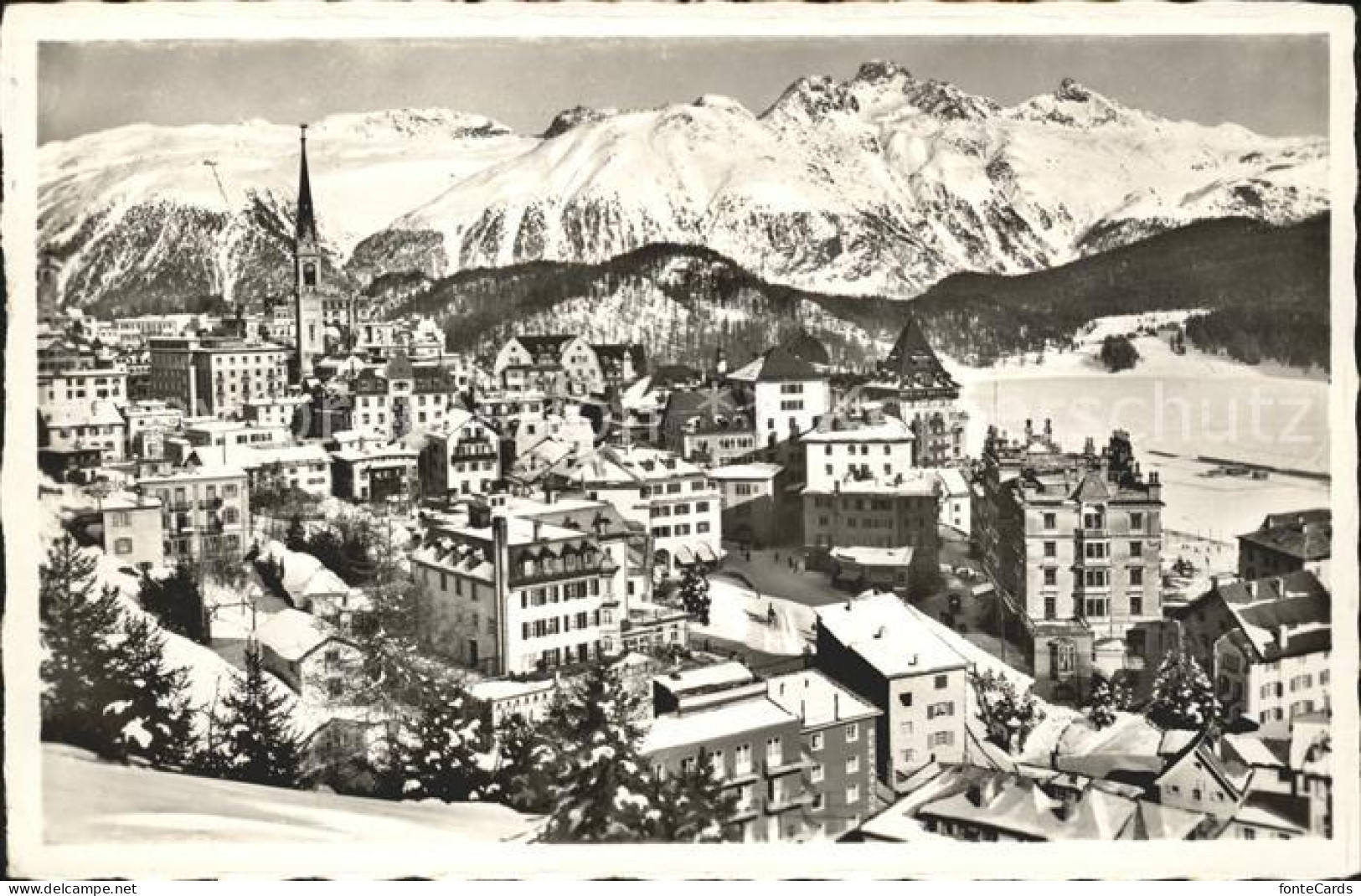 11781329 St Moritz GR Ortsansicht St. Moritz - Autres & Non Classés