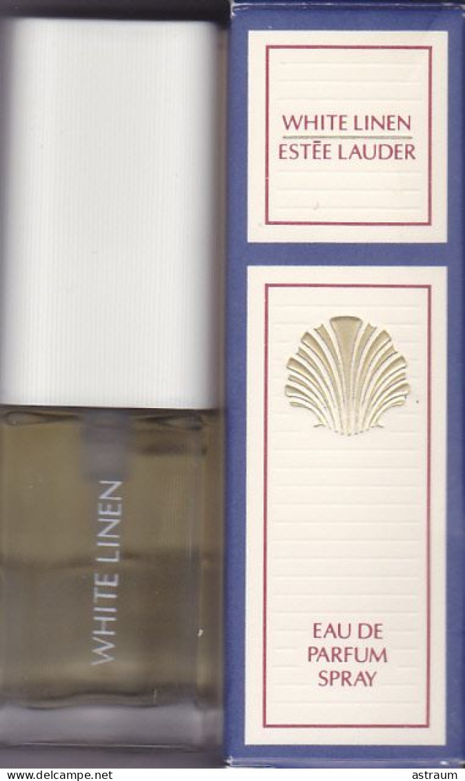 Miniature Vintage Parfum - Estée Lauder - EDP - White Linnen - Pleine Avec Boite 5ml - Spray - Miniatures Femmes (avec Boite)