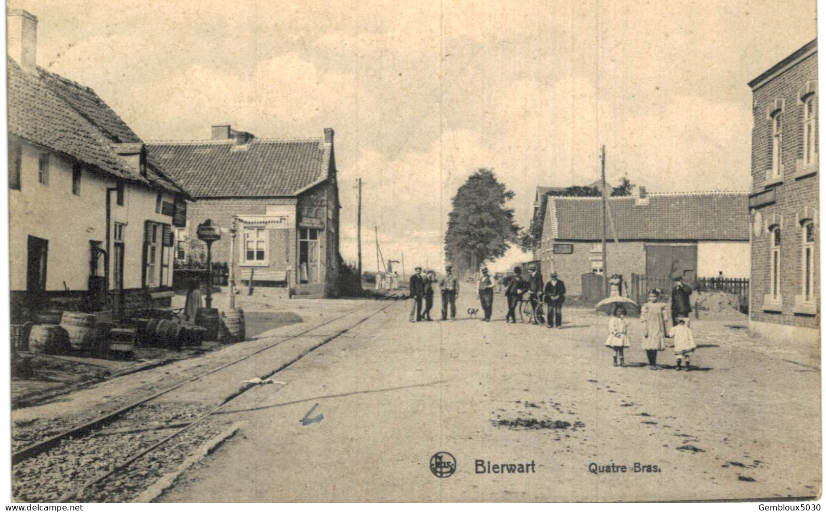 (980)  Bierwart  Quatre-Bras écrite Vers St-Josse-ten-Node Edition Noiset-Limbort - Andenne