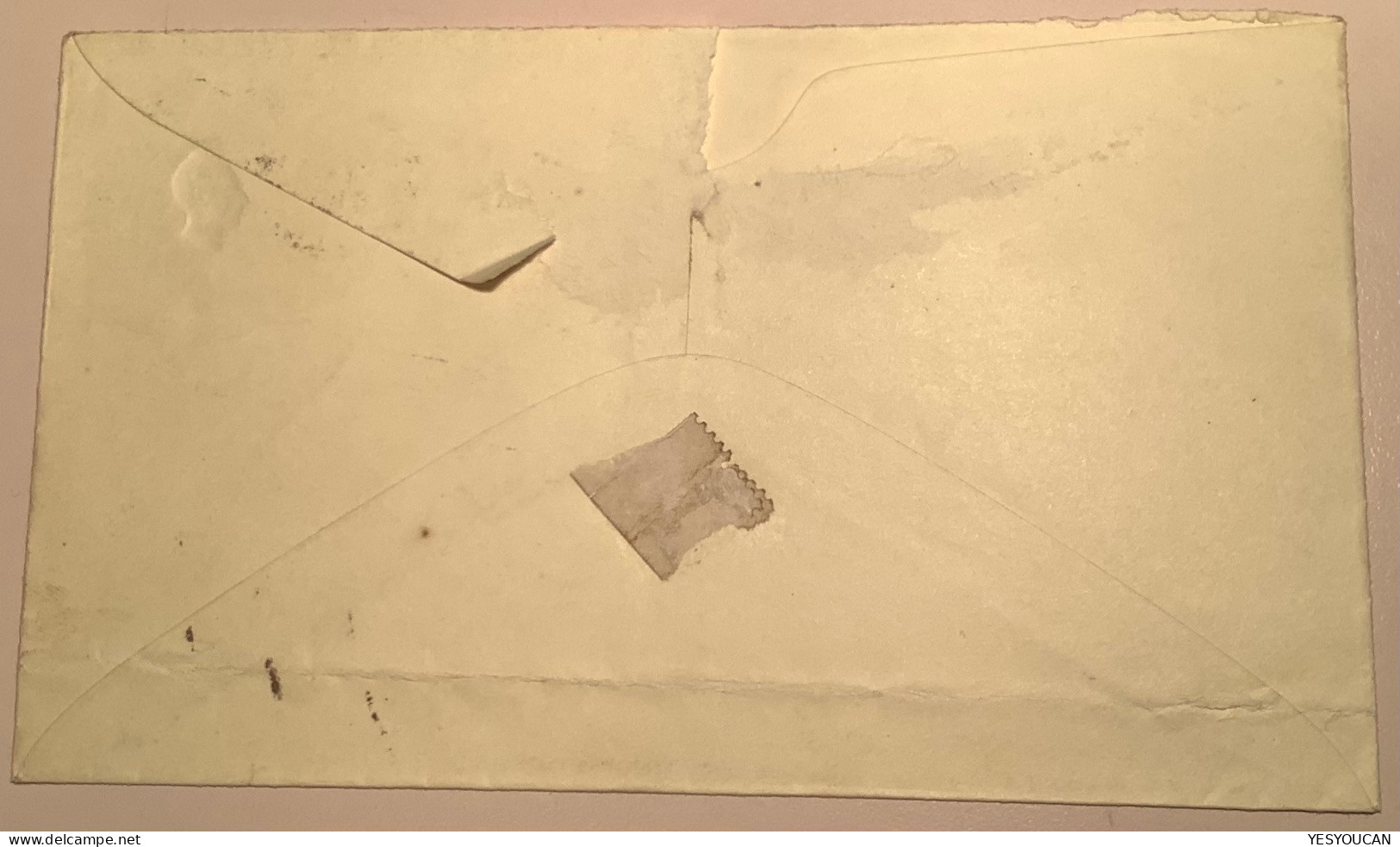 Ecuador 1893  „5 CENTAVOS“ Surch. In Green Under 1892 10c Postal Stationery Envelope Used H&G 8a (entier Cover Lettre - Ecuador