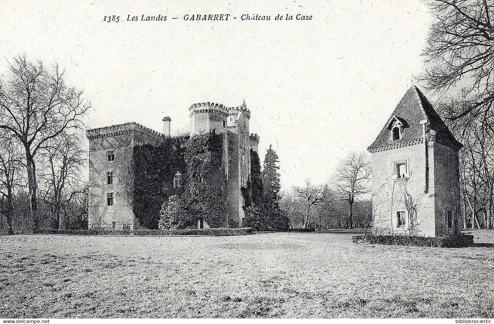 D40 GABARRET( Landes) BELLE VUE DU CHATEAU DE LA CASE - Gabarret