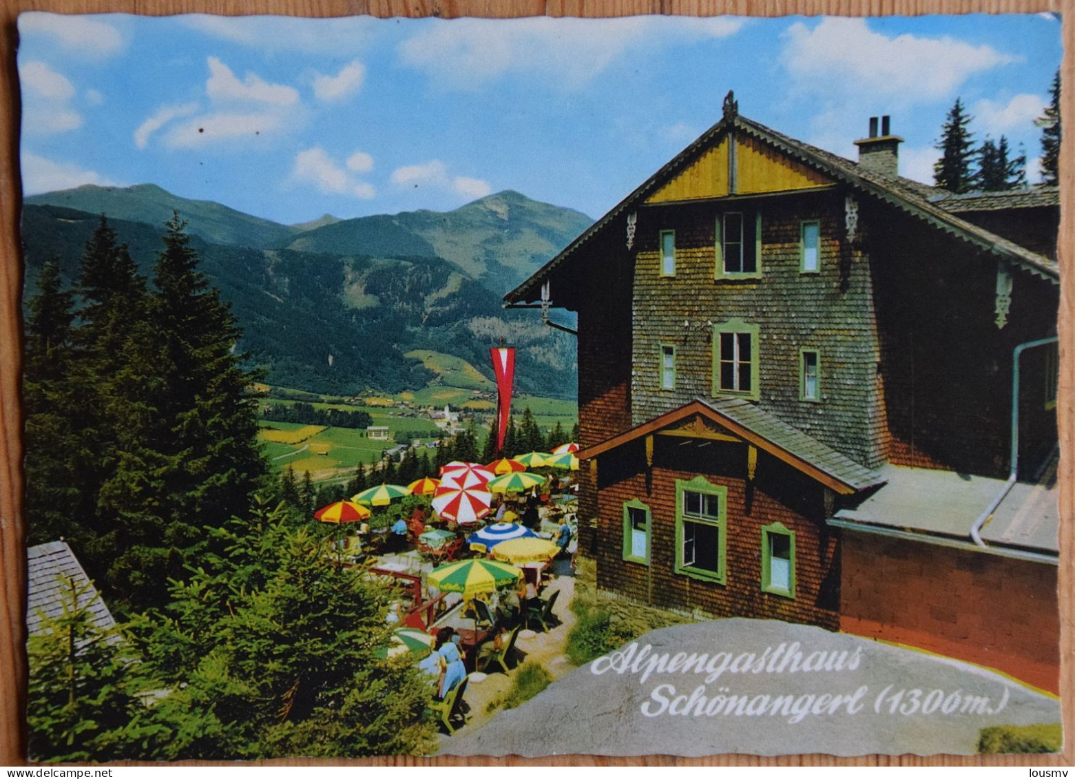 Krimml - Alpengasthof Schönangerl Am Zweiten Wasserfall - Animée : Petite Animation - Format CPM - (n°28628) - Krimml