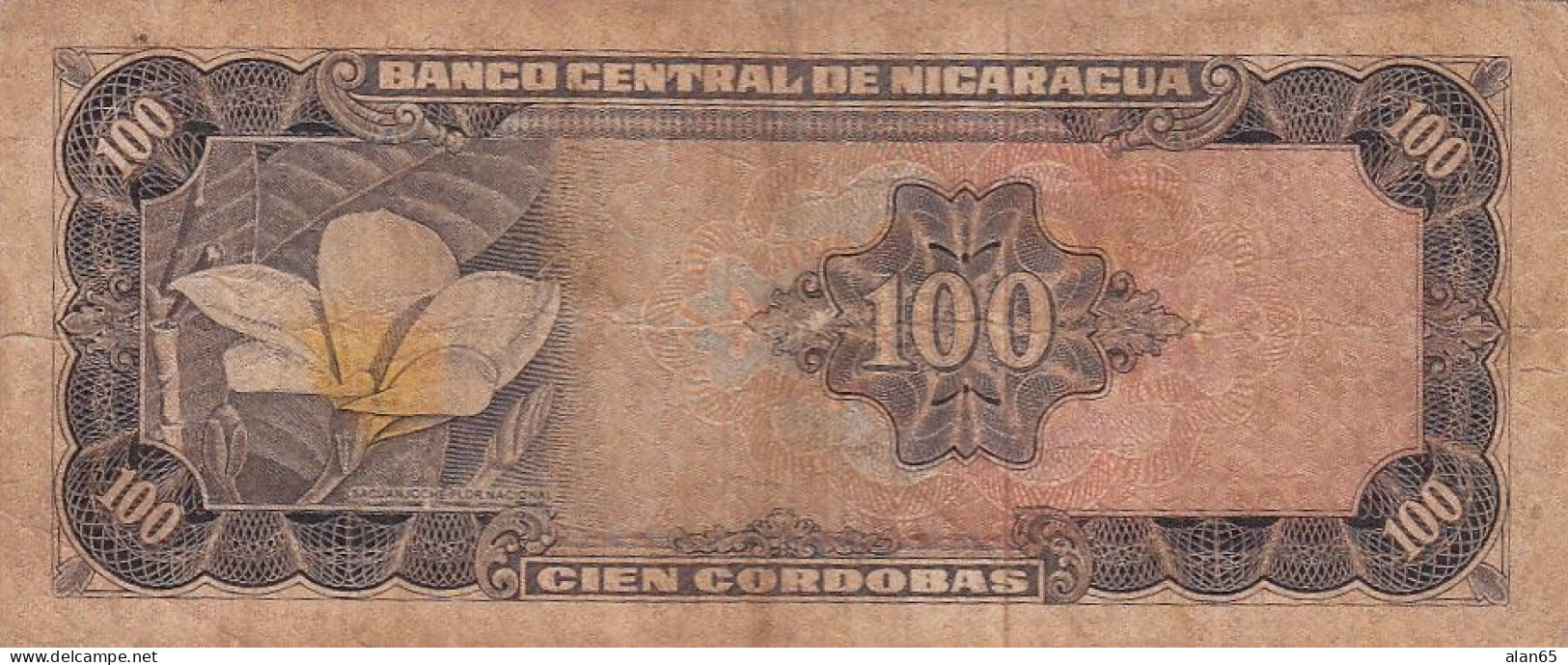 Nicaragua, #132, 100 Cordobas, C1979 Banknote - Nicaragua