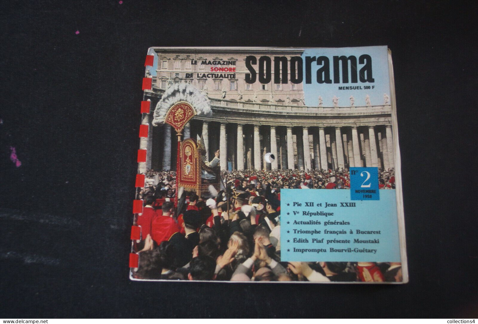 SONORAMA N°2 1958 EDITH PIAF.MOUSTAKI.BOURVIL.GUETARY.MICHELE BOEGNER ET +.VARIANTE - Speciale Formaten