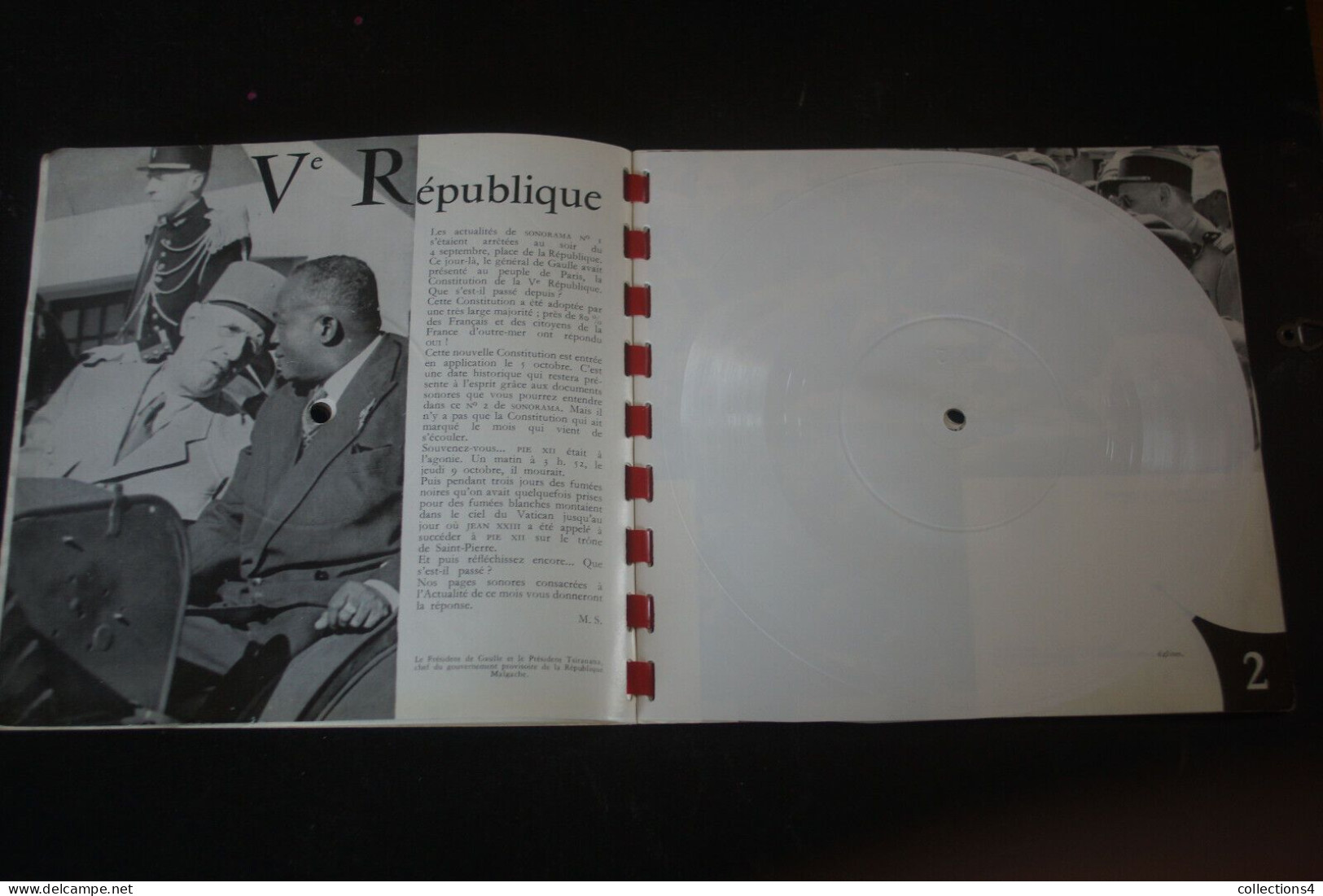 SONORAMA N°2 1958 EDITH PIAF.MOUSTAKI.BOURVIL.GUETARY.MICHELE BOEGNER ET +.VARIANTE - Formatos Especiales