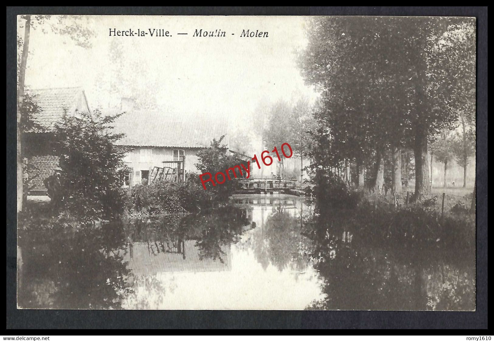 Herck- La-Ville . Herk - De - Stad.      Le Moulin = Molen. - Herk-de-Stad