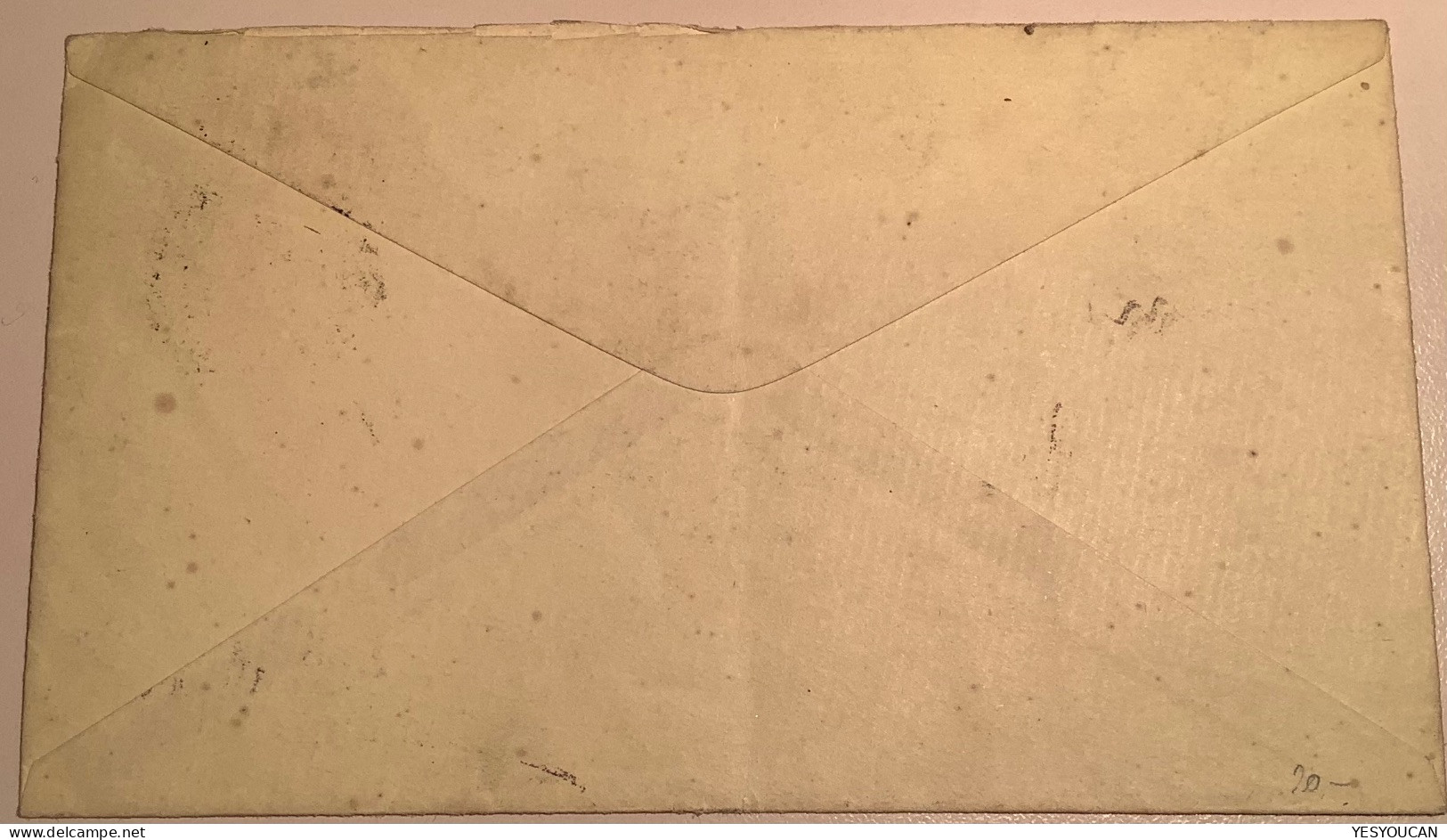 Ecuador 1891 „5 CENTAVOS“ Surcharge On 10c Condor Postal Stationery Envelope Used  (entier Cover Lettre - Equateur