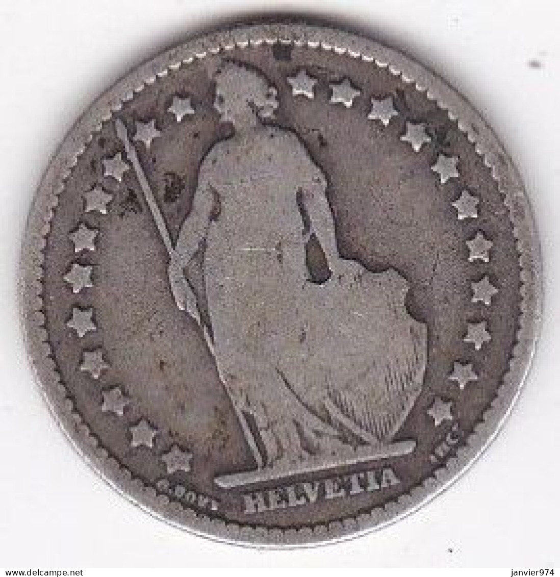 Suisse 1 Franc 1886 B, En Argent - 1 Franc