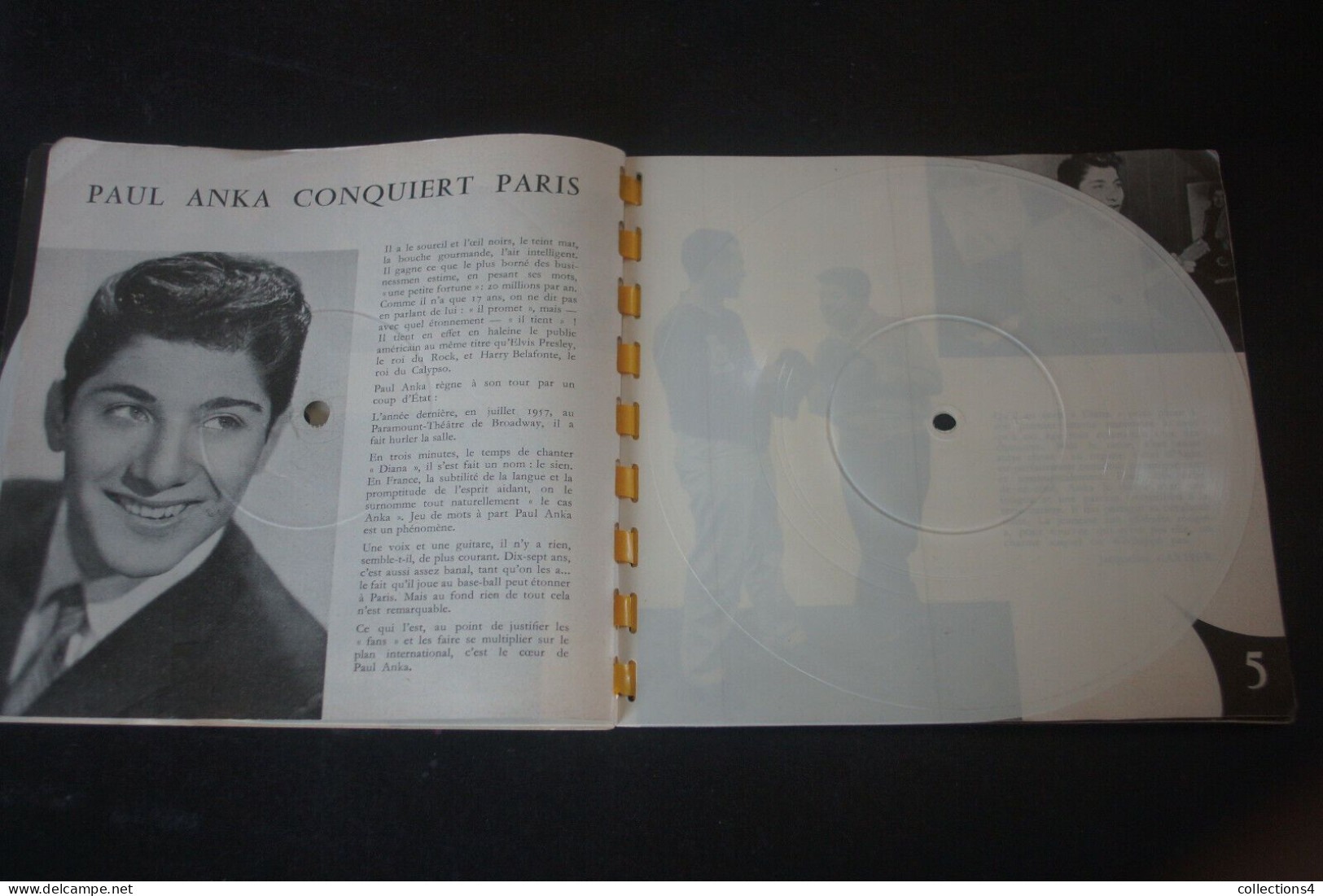 SONORAMA N°3 DEC 1958 PAUL ANKA R ROCCA J GRELLO.VIE PARISIENNE OFFENBACH ET + - Formats Spéciaux