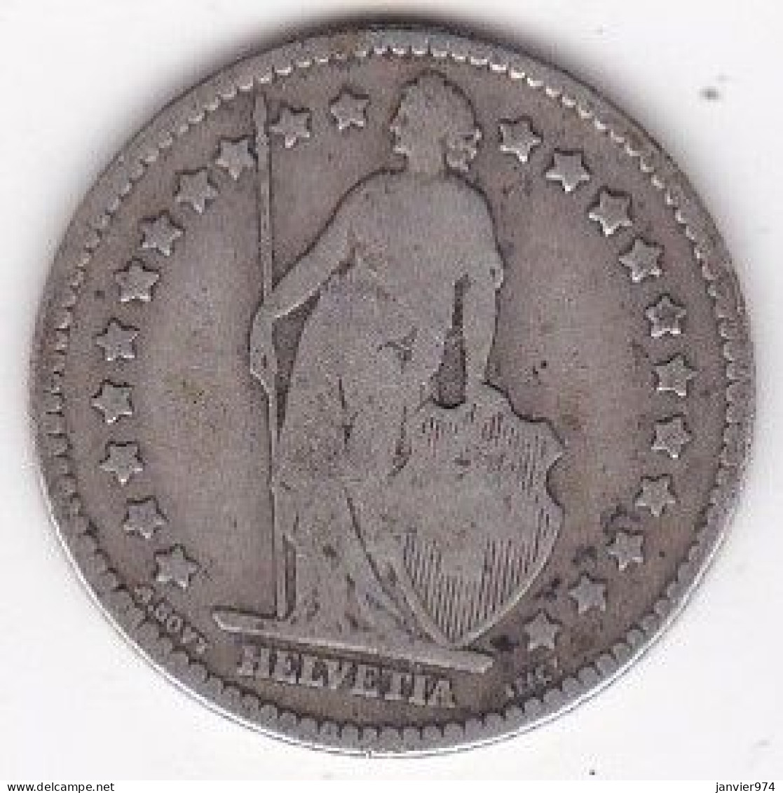 Suisse 1 Franc 1894 B, En Argent - 1 Franc