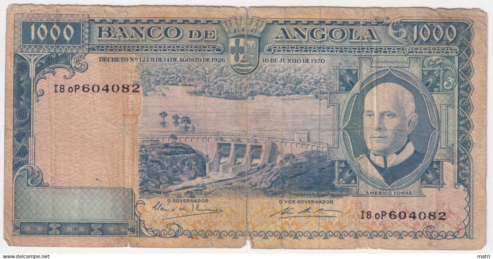 Angola 1000 Escudos 1970 P-98 - Angola