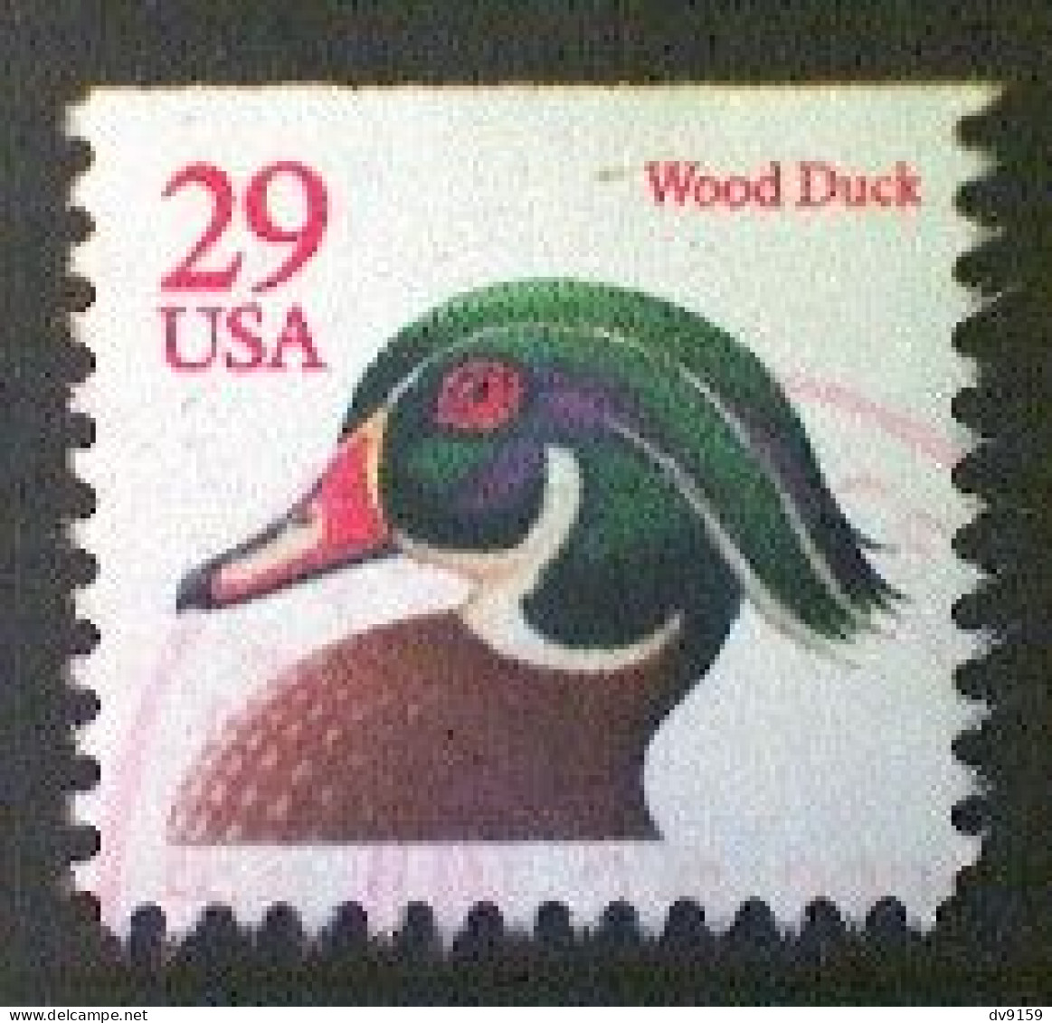 Stamps, United States, Scott #2485, Used(o), 1991,  Wood Duck Definitive, 29¢, Multicolored - Used Stamps