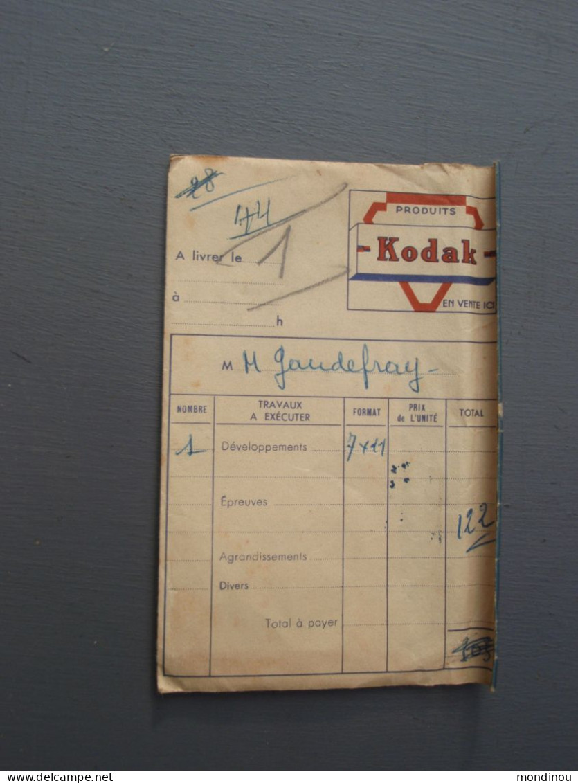 Pochette  " Kodak " 1944 - Matériel & Accessoires