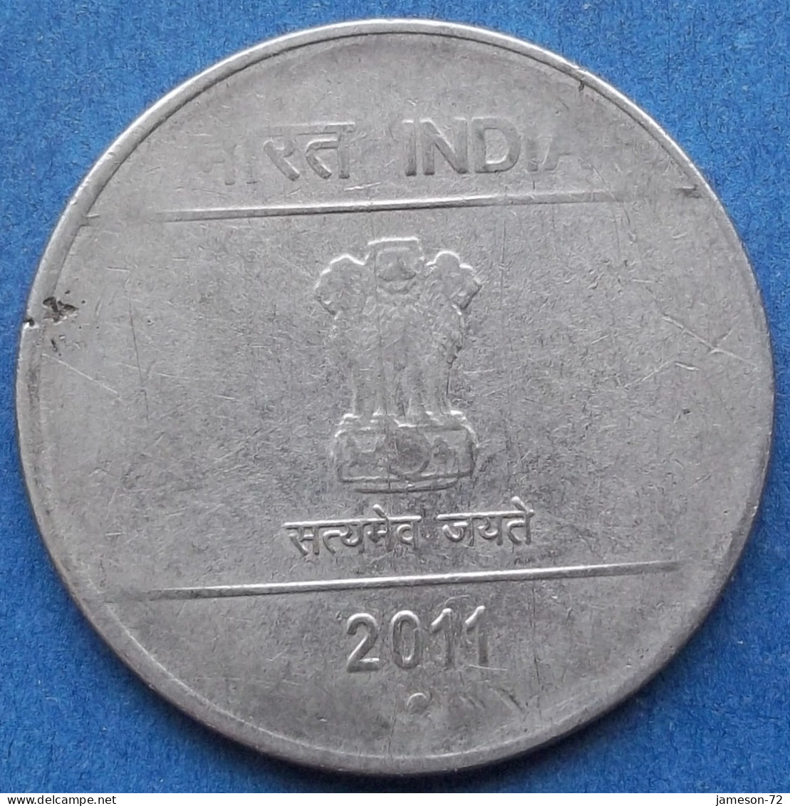 INDIA - 2 Rupees 2011 "Hasta Mudra" KM# 327 Republic Decimal Coinage (1957) - Edelweiss Coins - Géorgie