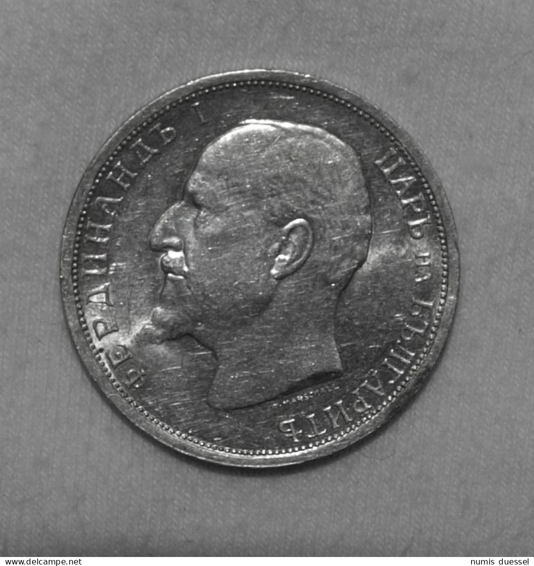 Silber/Silver Bulgarien/Bulgaria Ferdinand I, 1913, 1 Lewa UNC - Bulgarien