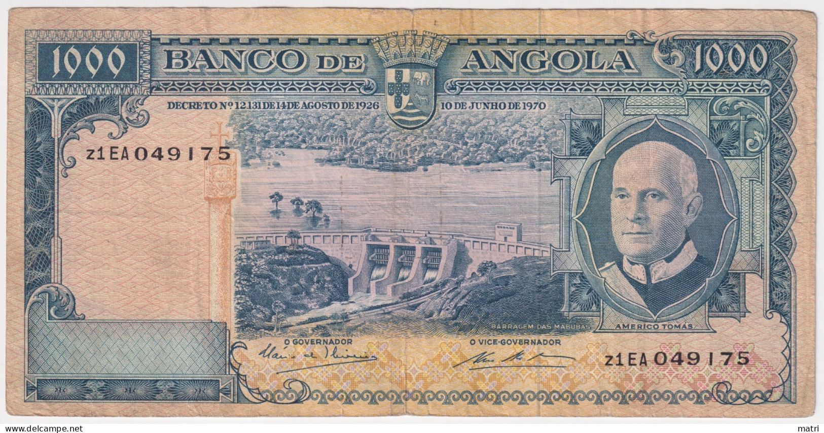 Angola 1000 Escudos 1970 P-98 - Angola