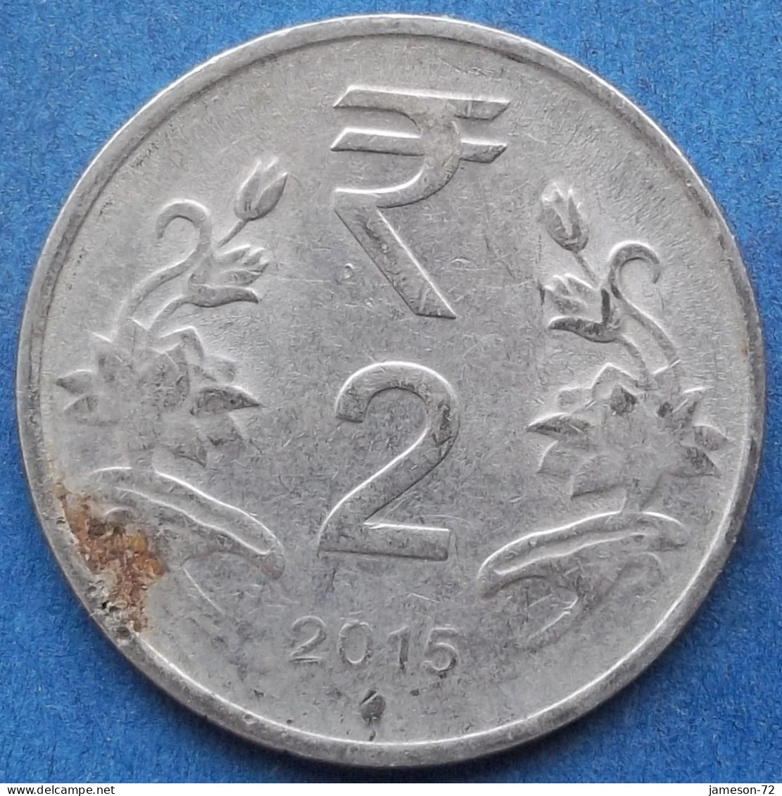 INDIA - 2 Rupees 2015 "Lotus Flowers" KM# 395 Republic Decimal Coinage (1957) - Edelweiss Coins - Géorgie