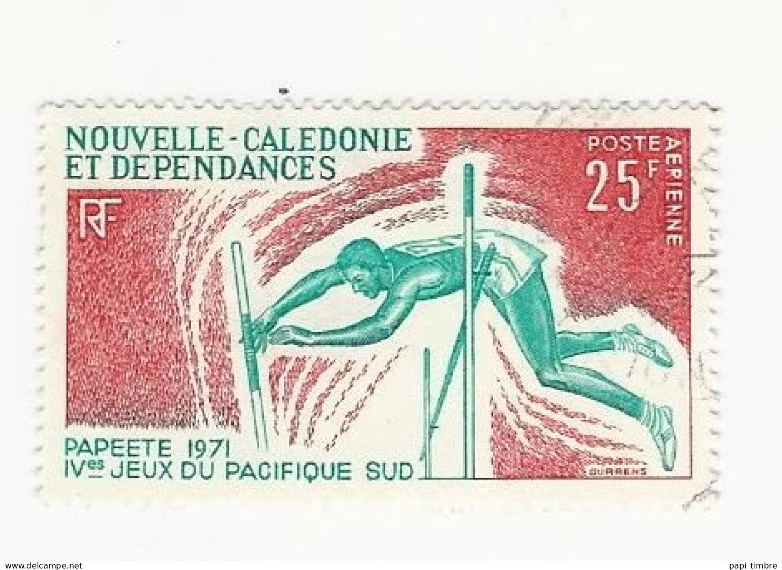 Nouvelle Calédonie - 1971 Jeux Du Pacifique-Sud - N° PA122 Oblitéré - Usati