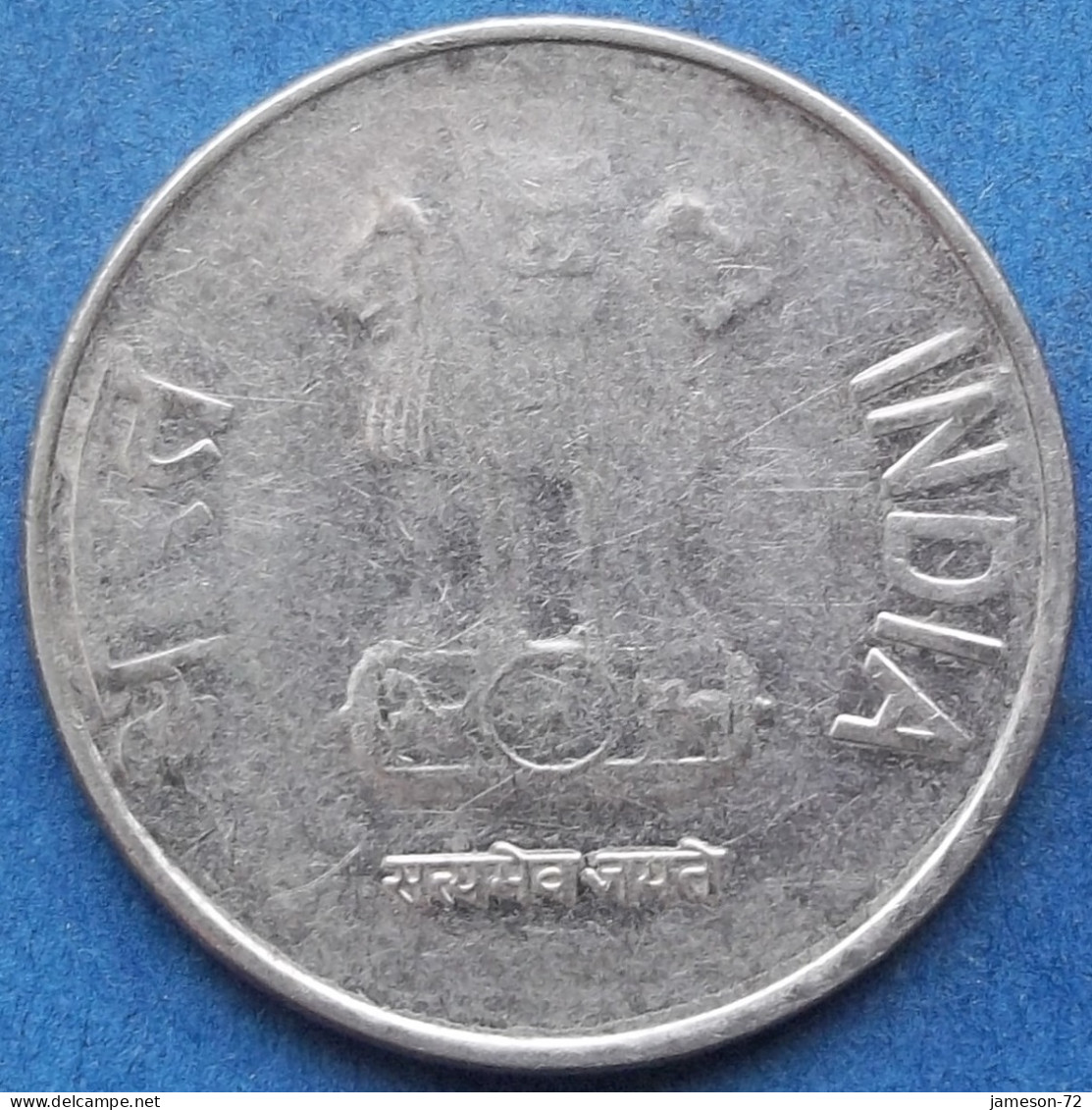 INDIA - 2 Rupees 2016 "Lotus Flowers" KM# 395 Republic Decimal Coinage (1957) - Edelweiss Coins - Georgia