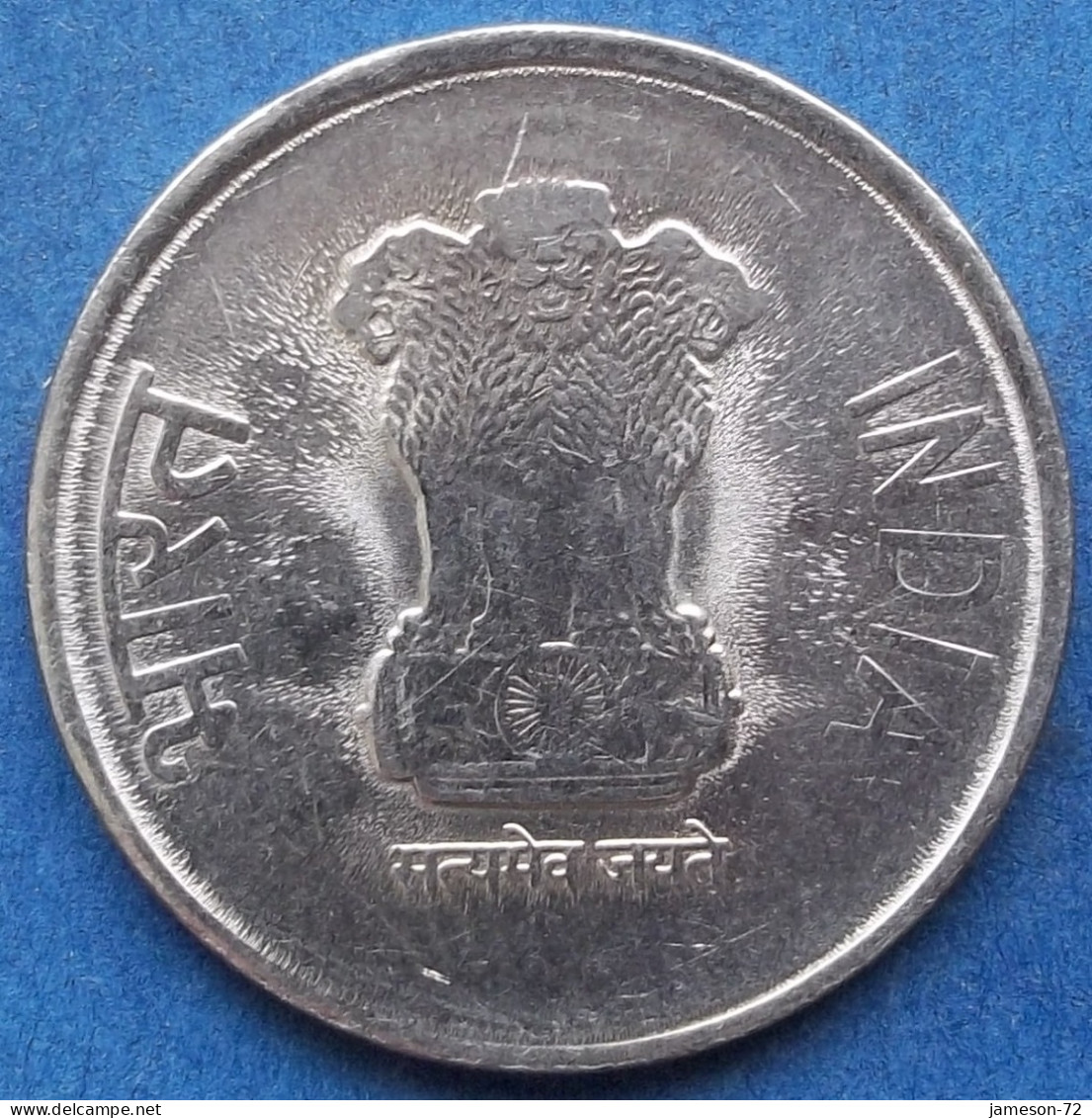 INDIA - 2 Rupees 2018 "Lotus Flowers" KM# 395 Republic Decimal Coinage (1957) - Edelweiss Coins - Georgia