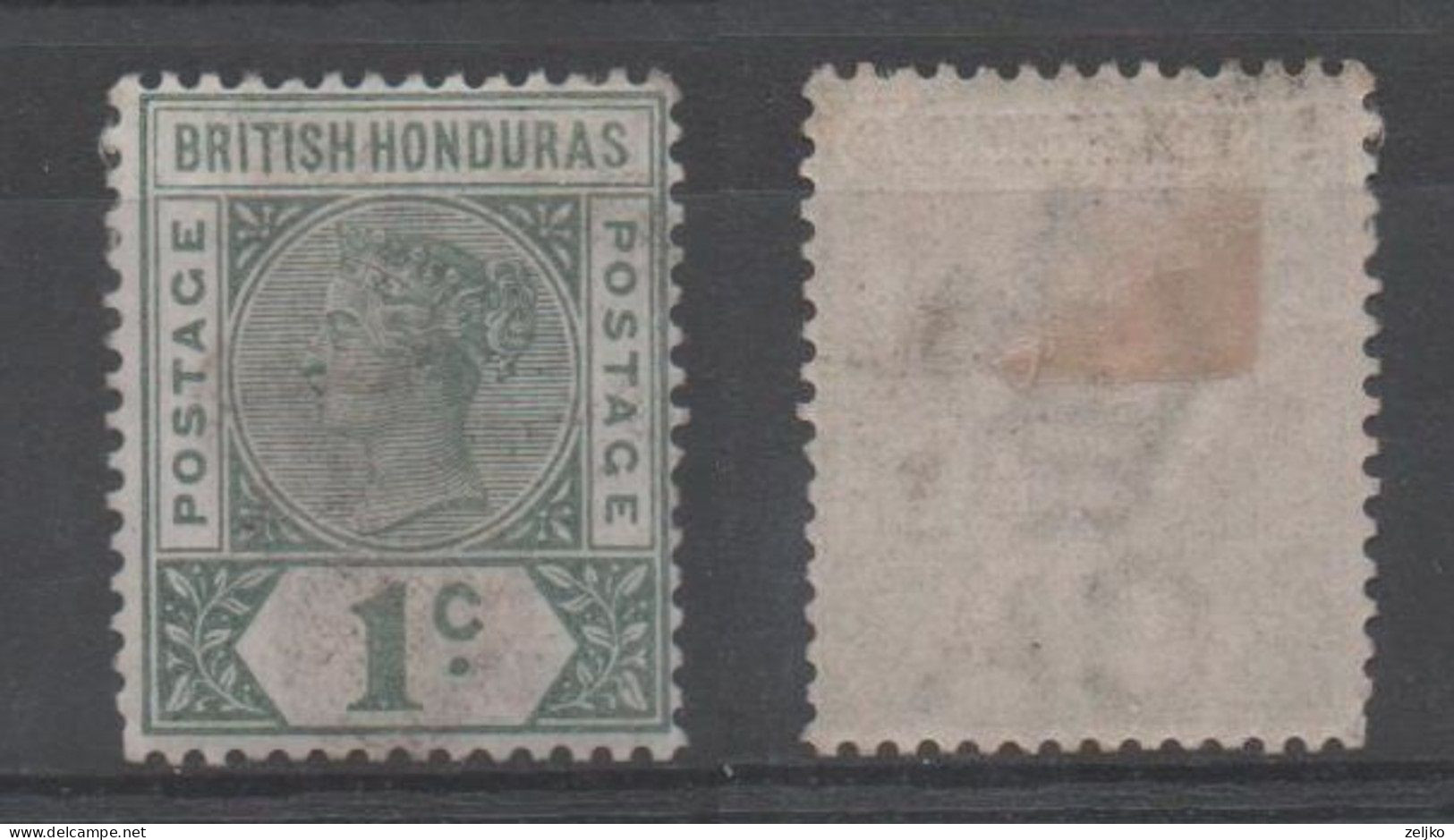 British Honduras, MH, 1891, Michel 31 - Honduras Británica (...-1970)