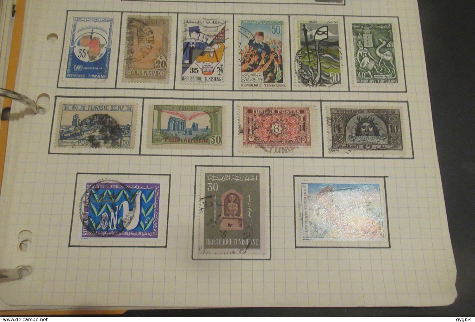 TUNISIE  Avant Et Après Indépendance  Timbres Et Lettres - Andere & Zonder Classificatie