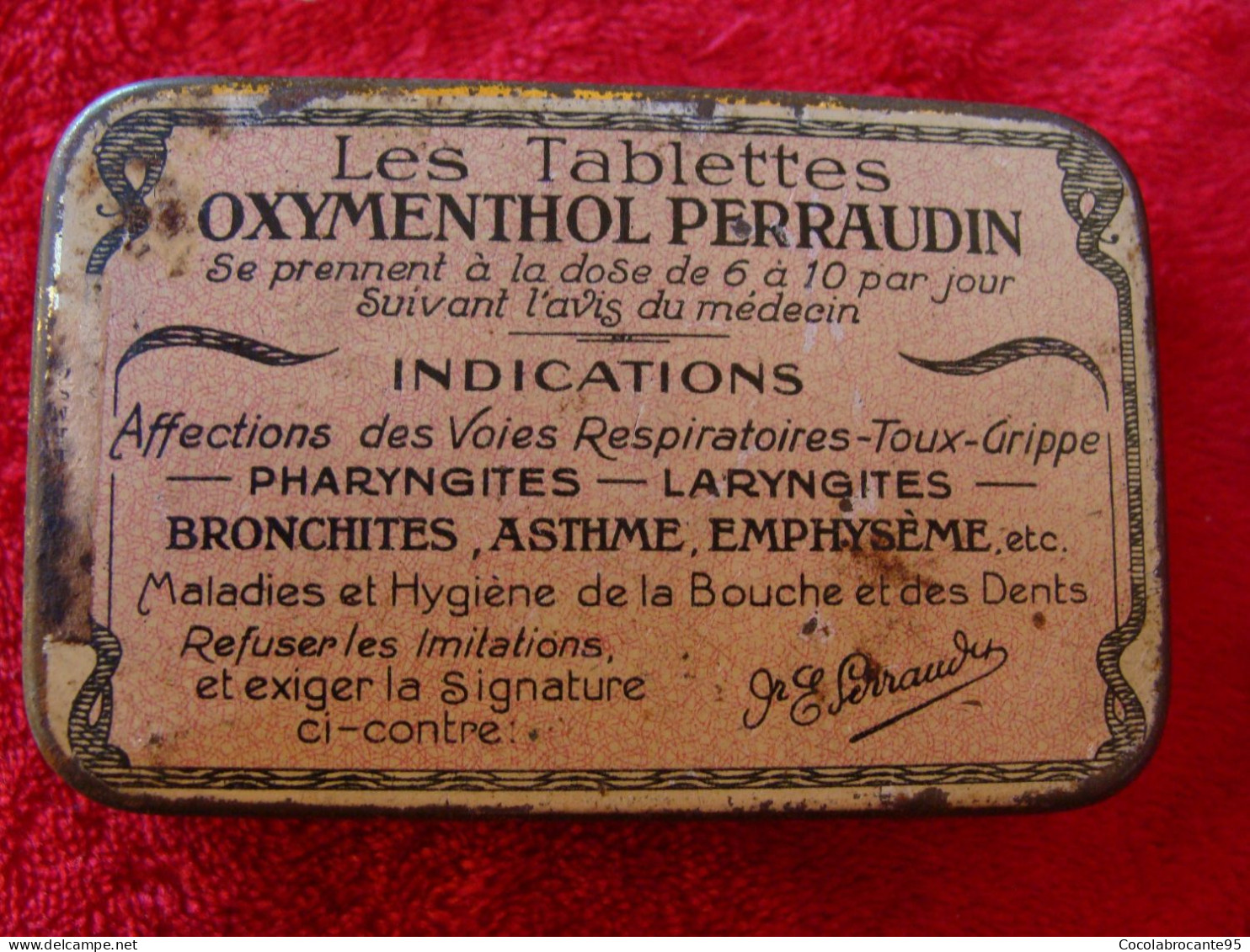 Boite Ancienne Oxymenthol - Boîtes