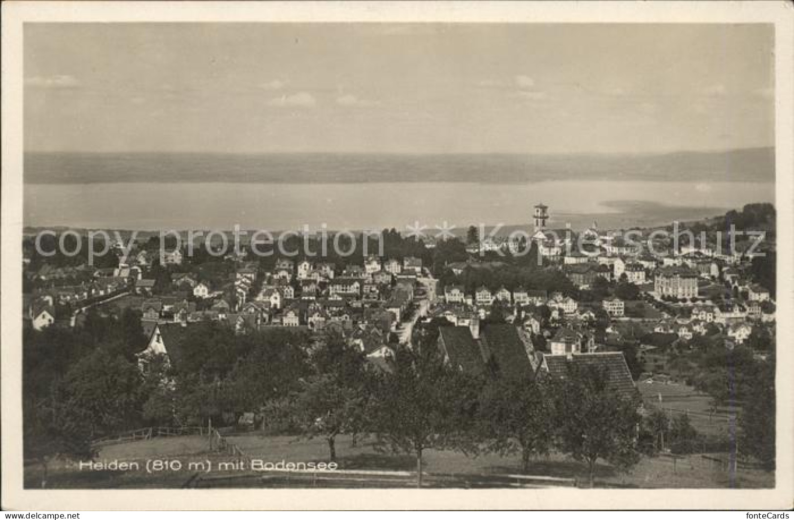 11742359 Heiden AR Panorama Mit Bodensee Heiden - Autres & Non Classés