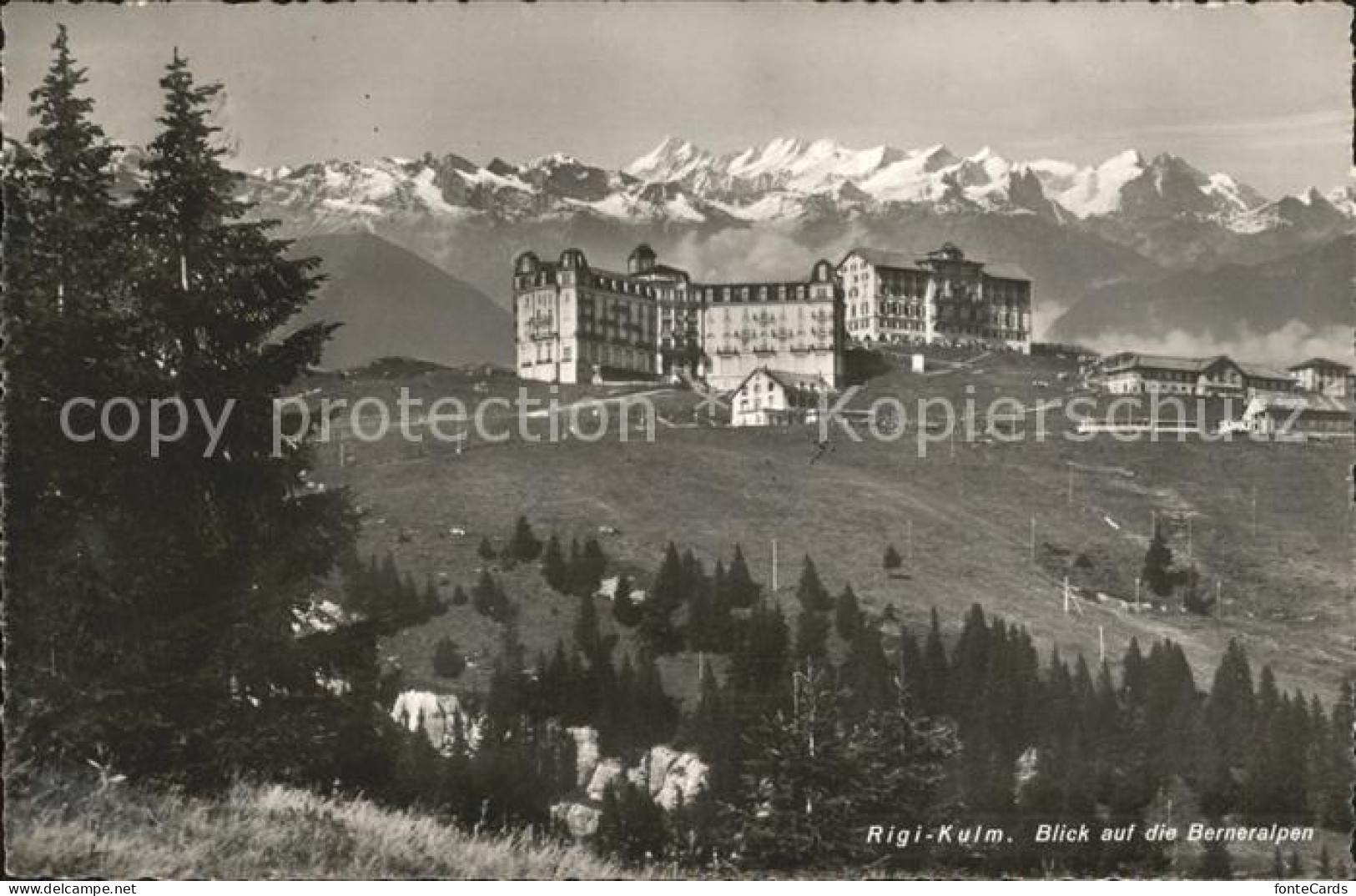 11741979 Rigi Kulm Hotel Mit Berneralpen Rigi Kulm - Autres & Non Classés