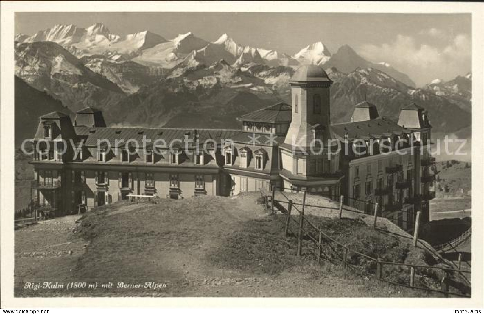 11741709 Rigi Kulm Hotel Mit Berneralpen Rigi Kulm - Autres & Non Classés