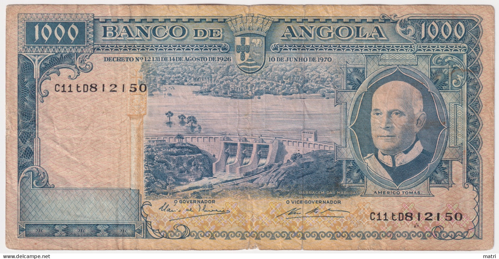 Angola 1000 Escudos 1970 P-98 - Angola