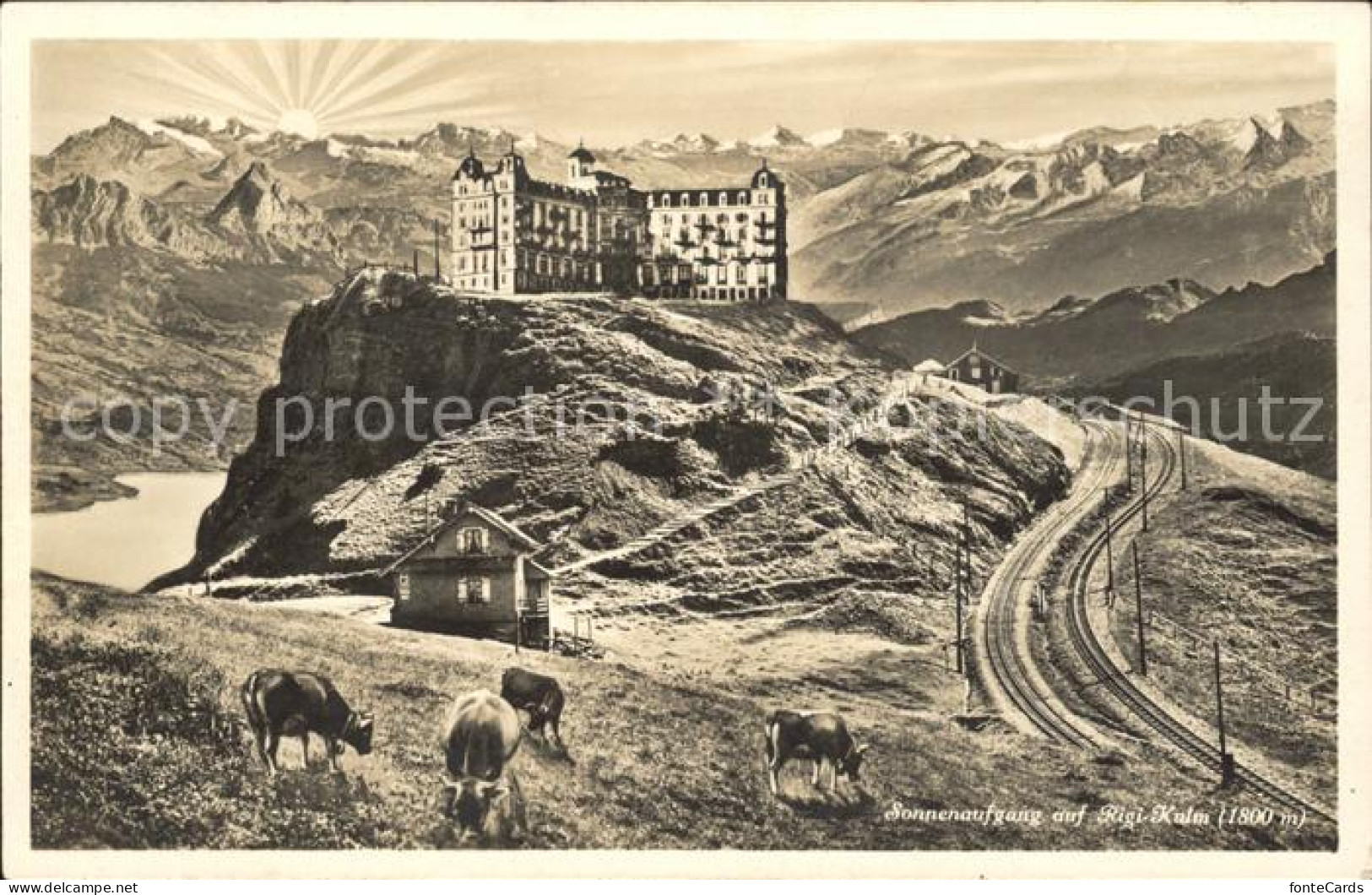 11741669 Rigi Kulm Hotel Mit Berneralpen Rigi Kulm - Autres & Non Classés