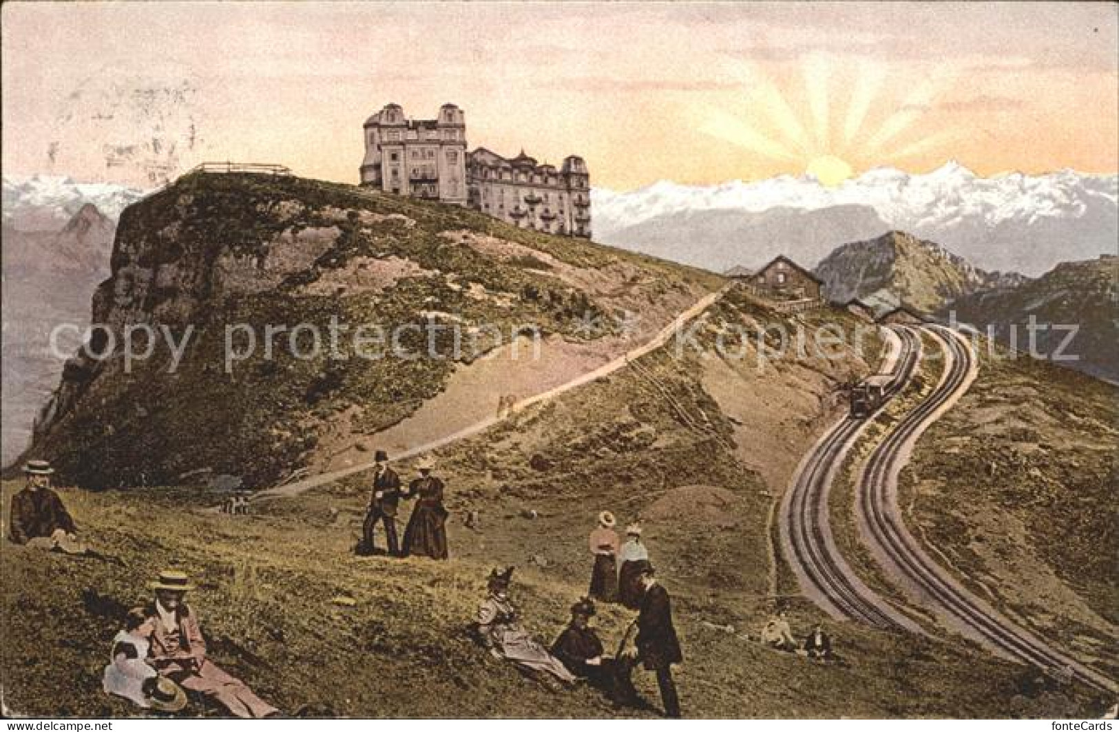 11741529 Rigi Kulm Panorama Mit Berneralpen Rigi Kulm - Autres & Non Classés