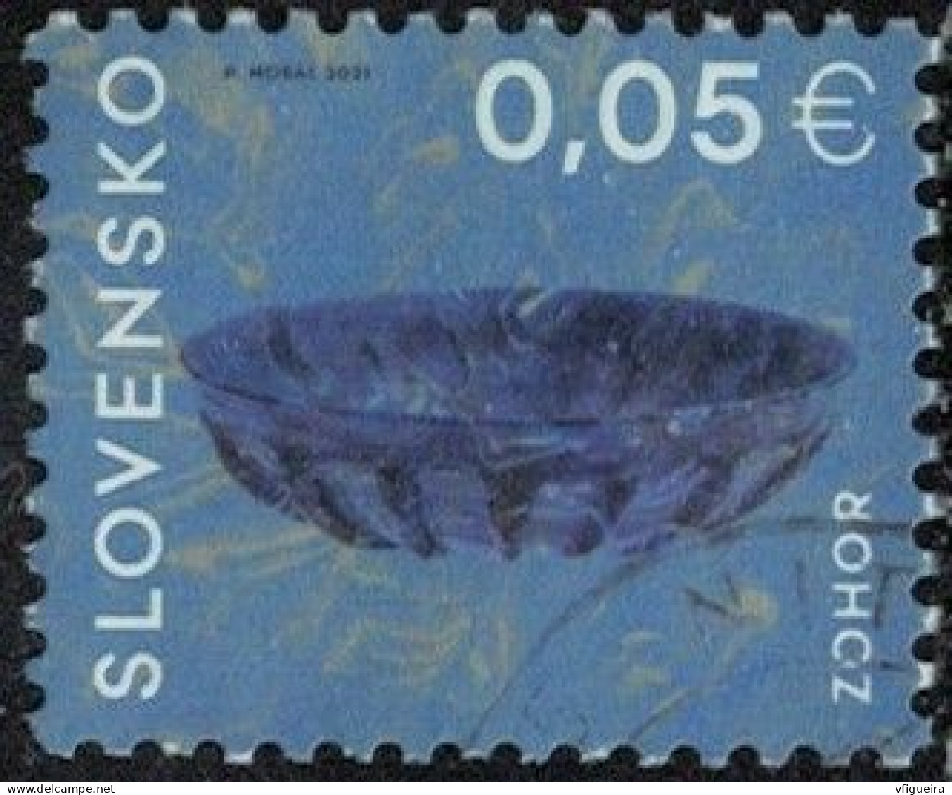 Slovaquie 2021 Oblitéré Used Bol En Verre Romain Village De Zohor Y&T SK 813 SU - Used Stamps