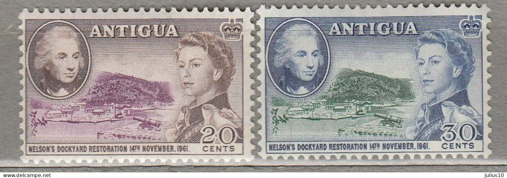 ANTIGUA QUEEN ELIZABETH II 1961 MNH(**) #30086 - 1960-1981 Autonomie Interne