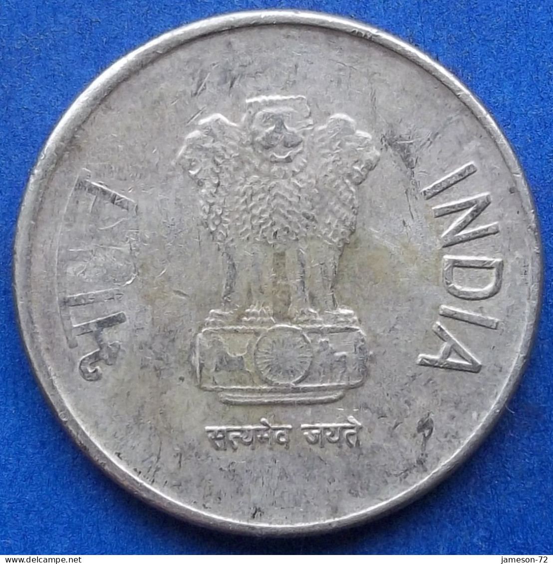 INDIA - 5 Rupees 2016 "Lotus Flowers" KM# 399.1 Republic Decimal Coinage (1957) - Edelweiss Coins - Georgia