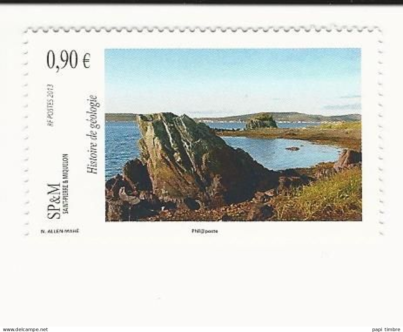 Saint-Pierre Et Miquelon - 2013 Histoire De Géologie - N° 1059 ** - Neufs