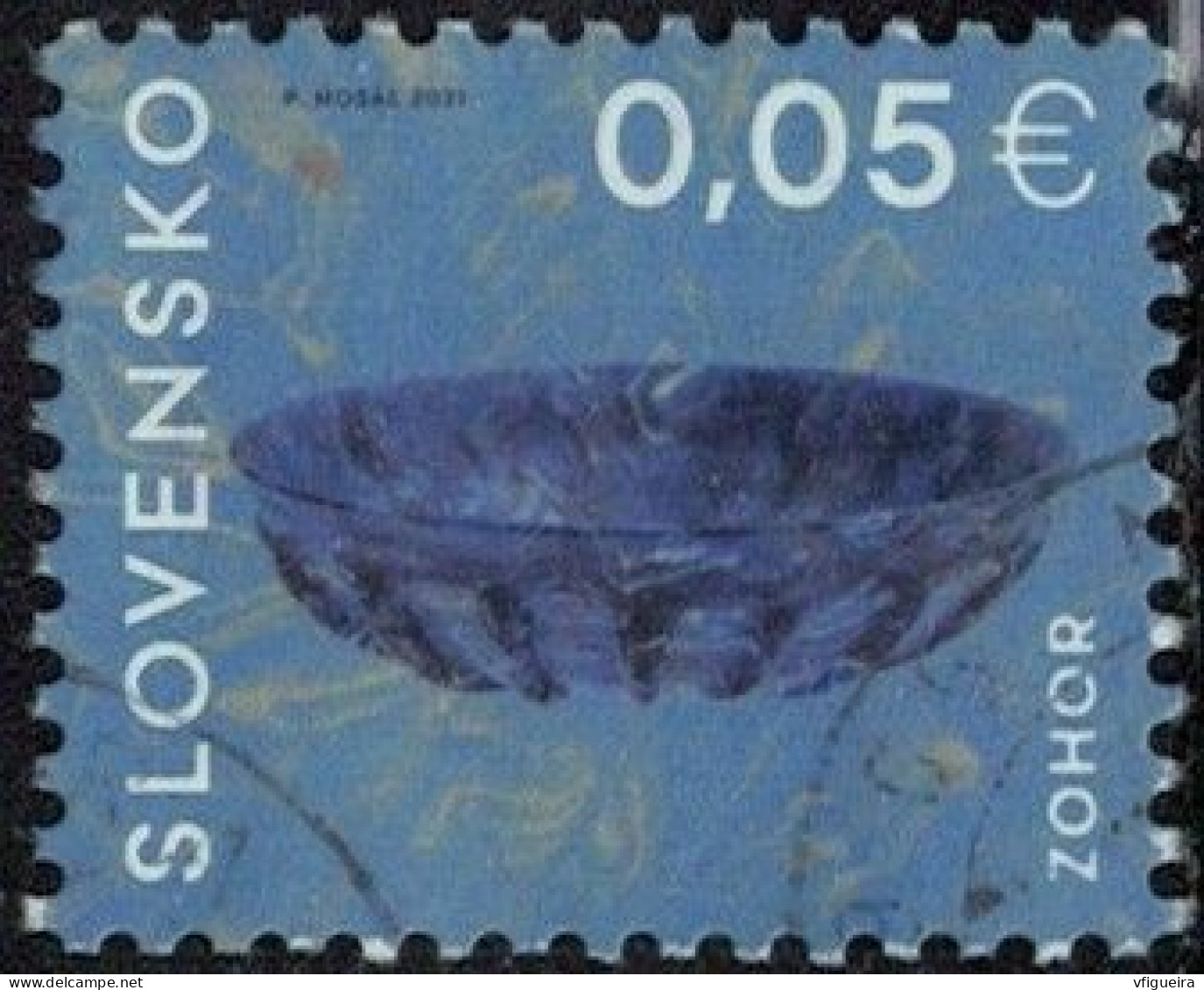 Slovaquie 2021 Oblitéré Used Bol En Verre Romain Village De Zohor Y&T SK 813 SU - Used Stamps