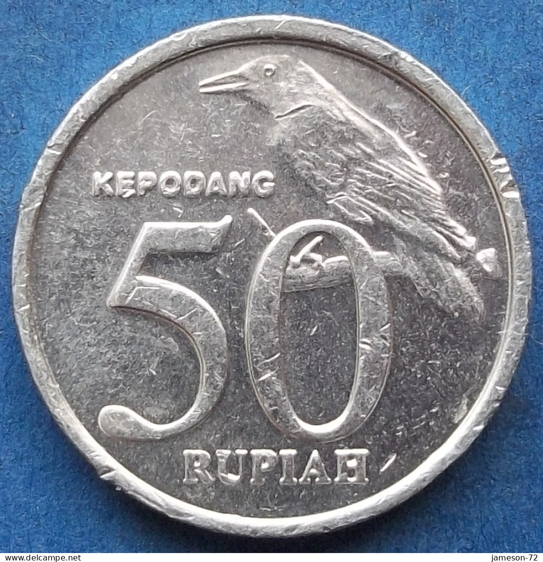 INDONESIA - 50 Rupiah 2002 "Black-naped Oriole" KM# 60 Republic (1949) - Edelweiss Coins - Indonesien