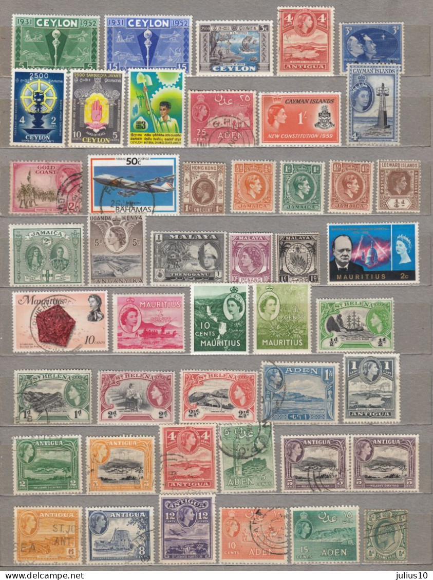 BRITISH COLONIES Different Used / MINT Stamps #v328 - Lots & Kiloware (mixtures) - Max. 999 Stamps