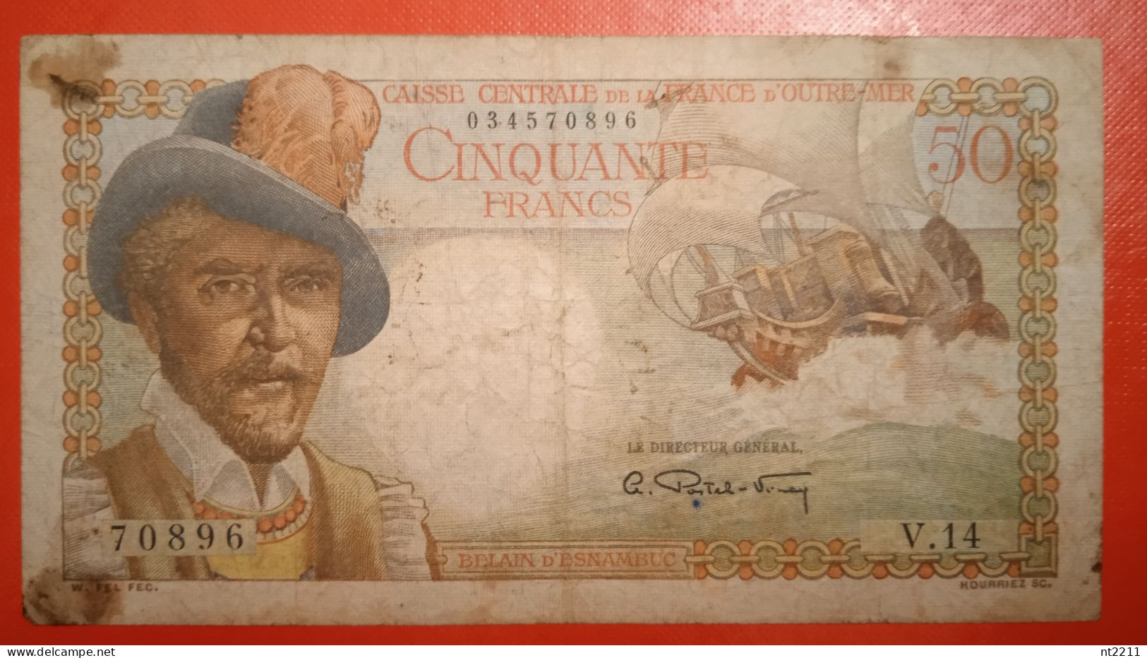 Banknote 50 Francs French Equatorial Africa - Other - Africa